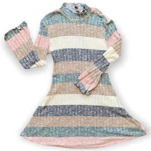 ART CLASS MOCK NECK DRESS